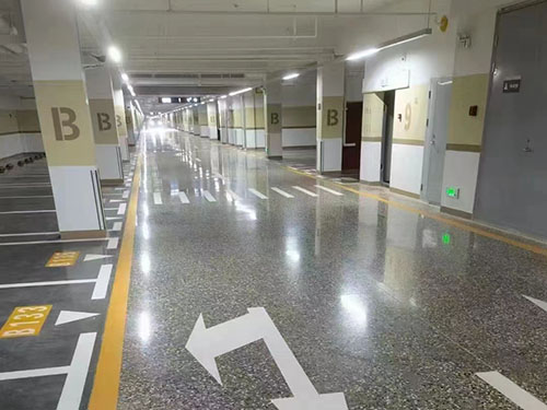 车间干撒磨石地坪